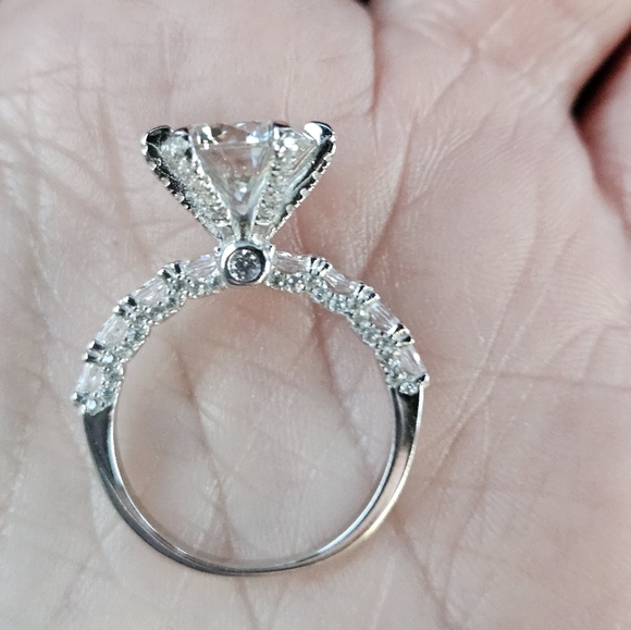COPY - 3 Carat Moissanite Ring - Picture 2 of 8